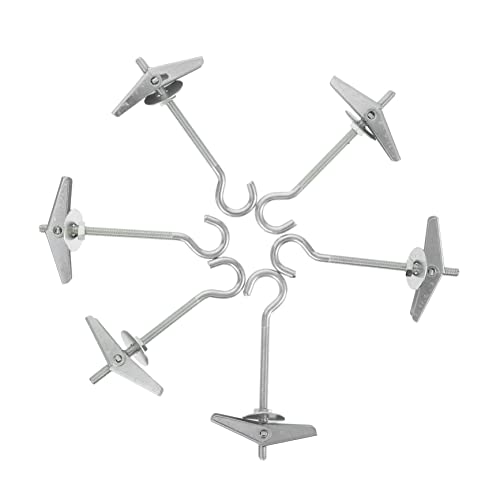 Alipis 1 Satz Aufhängungsmontierte Flugzeughaken Haken Knebelflügelhaken Wandmontage Deckenhaken Wandknebelhaken Gipskarton Knebeldecken Swag Haken Hängender Deckenhaken 6 Stück Alipis 1 Satz Aufhängungsmontierte Flugzeughaken Haken Knebelflügelhaken Wandmontage Deckenhaken Wandknebelhaken Gipskarton Knebeldecken Swag Haken Hängender Deckenhaken 6 Stück von Alipis
