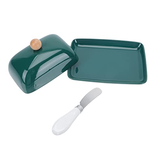 Alipis Butterdose Mit Deckel Aus Keramik Multifunktions Käsetablett Als Snack-service-teller Praktisch Für Küche Und Party von Alipis
