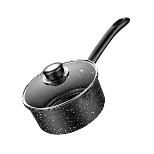 Alipis 1 Satz Eisen- Und Glas-topf-medizinische Stein-topf-kleine Milchpot-instant-noddle-pfanne von Alipis