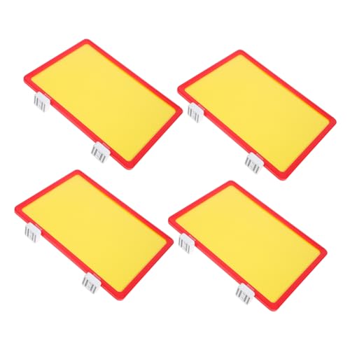 Alipis 1 Satz Magnetische Etikettenhalter Dual Magnet Halter für Lagerregale Flexible Beschriftungskarten Robuste und Langlebige Materialindikatoren für Effiziente Organisation von Alipis
