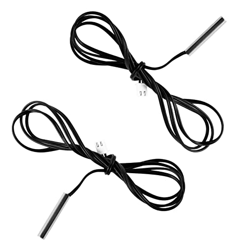 Alipis 1 Satz Ntc Temperatursensor Probe Wasserdichte Thermistor Sonde Für Präzise Temperaturmessung Für Klimaanlagen Brutkästen Und Aquakultur 2 Stück von Alipis