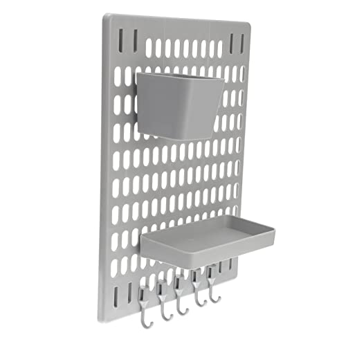 Alipis 1 Satz Pegboard Wandregal für Küche und Badezimmer Diy Aufbewahrungssystem mit Großen Platte Rechteckigen Box Quadratischen Box und Haken Einfach zu Montieren kein Bohren Nötig Alipis 1 Satz Pegboard Wandregal für Küche und Badezimmer Diy Aufbewahrungssystem mit Großen Platte Rechteckigen Box Quadratischen Box und Haken Einfach zu Montieren kein Bohren Nötig von Alipis