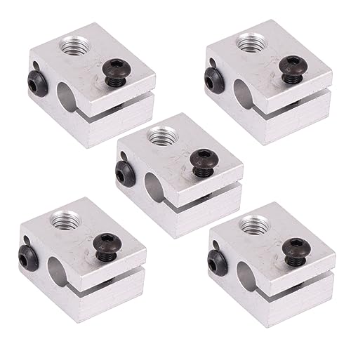 Alipis 1 Satz Teiliges Aluminium Heizblock Für Kompatibel Mit Head Extruder Leicht Tragbar Hohe Sorgt Für Effektive Dichtheit Verhindert Leckagen 5 Stück von Alipis