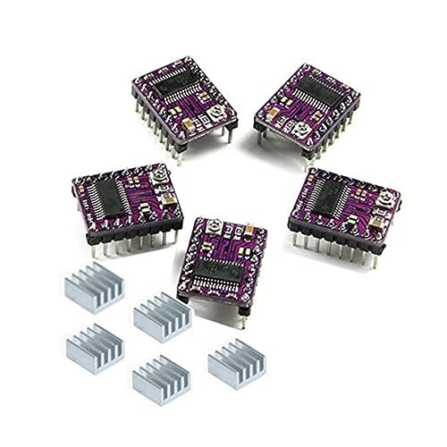 Alipis 1 Satz Teiliges Lagiges Stepper Motor Treiber Modul Mit Kühlkörper Für Reprap Rp Präzise Steuerung Verbesserte Wärmeableitung Kompatibel 5 Stück Alipis 1 Satz Teiliges Lagiges Stepper Motor Treiber Modul Mit Kühlkörper Für Reprap Rp Präzise Steuerung Verbesserte Wärmeableitung Kompatibel 5 Stück von Alipis