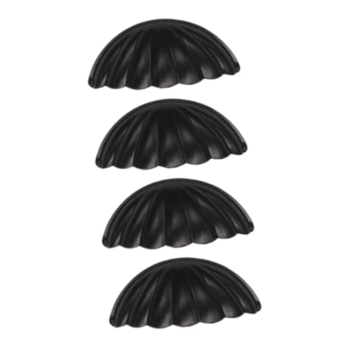Alipis 1 Satz Vintage Muschelgriffe Retro Schubladenknöpfe Aus Hochwertigem Für Möbel Küchenschränke Und Schranktüren Installieren Elegant Und Dekorativ 4 Stück von Alipis