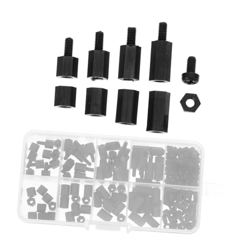 Alipis 1 Schachtel Nylon Abstandshalter Schraubenmuttern Säulen Abstandshalter Kit Hexagon Mutter Säurebeständig Isolierend Langlebig für Elektronik Montagen von Alipis