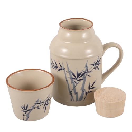 Alipis Elegante Keramik- Mini-wasserkocher Deckel Tee-set von Alipis