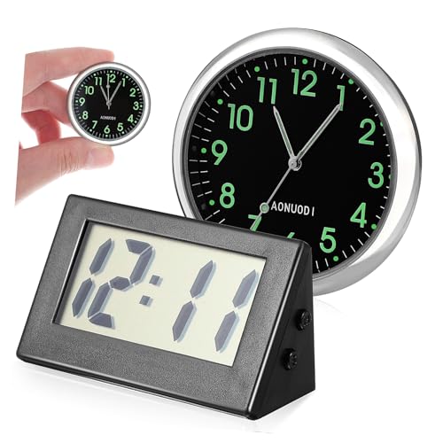 Alipis 1 Stück Fahrzeuguhr Auto Uhr Auto Quarzuhr Outdoor-uhren Einmachdeckel Mit Breiter Öffnung Auto-taschenuhr Tischuhr Mini Digitaluhr Fürs Auto Autouhr Metallschale Elektronisch von Alipis