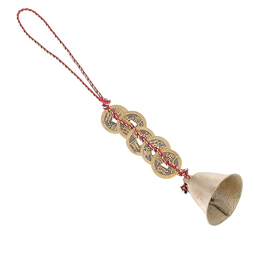 Alipis 1 Stück Glockenanhänger Hängeglocken Für Türklinke Glücksbringer Ring Gartenglocken Deko Summer Katzenglocken Rufglocke Türklingel Schild Empfangsglocke Vintage von Alipis