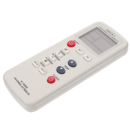 Alipis 1 Stück Klimaanlagen Fernbedienung Controller mit Großem LCD Display Geeignet für Verschiedene Klimaanlagen Komfortable Handhabung und Vollständige Funktionen Alipis 1 Stück Klimaanlagen Fernbedienung Controller mit Großem LCD Display Geeignet für Verschiedene Klimaanlagen Komfortable Handhabung und Vollständige Funktionen von Alipis