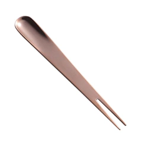 Alipis 1 Stück Obstgabel Löffel Kuchen Utensilien Vorspeise Forks Nachtisch Goldene Obstgabeln Hallo Täglich Besteck Wiederverwendbar Fruchtgabeln von Alipis