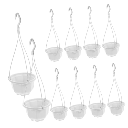 Alipis Hängender Blumentopf Für Sukkulenten 10 Satz Achteckig Kunststoff Mit Haken Netzboden Für Garten Und Balkon Alipis Hängender Blumentopf Für Sukkulenten 10 Satz Achteckig Kunststoff Mit Haken Netzboden Für Garten Und Balkon von Alipis
