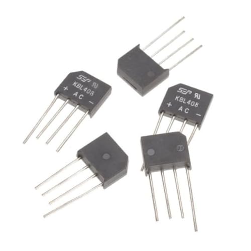 Alipis 10 Stück Brückengleichrichterdiode Teiliges Schwarz Kunststoff Metall Elektronischer Gleichrichter für Einphasenstrom Anwendungen Alipis 10 Stück Brückengleichrichterdiode Teiliges Schwarz Kunststoff Metall Elektronischer Gleichrichter für Einphasenstrom Anwendungen von Alipis