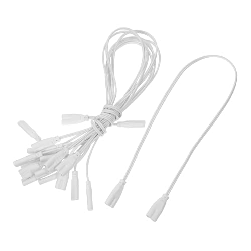 Alipis 10 Stück Lampenanschlussleitung Lampenkabel Flachsteckerkabel Für LED Leuchten Stecker Stecker Verlängerungskabel Ersatz Netzkabel Doppelseitiges Verlängerungskabel Seil Licht von Alipis