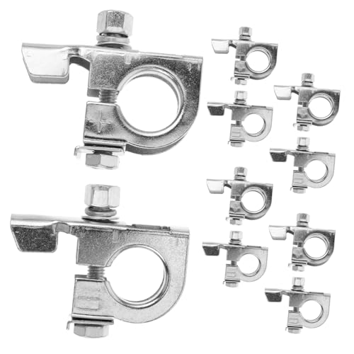 Alipis 10 Stück Teiliges Auto-batterie-klemmen mit Funkenfreiem Design Schnelle Montage Hohe Leitfähigkeit Langlebige Batterieklemmen für Pkw Lkw Boote Wohnmobile Alipis 10 Stück Teiliges Auto-batterie-klemmen mit Funkenfreiem Design Schnelle Montage Hohe Leitfähigkeit Langlebige Batterieklemmen für Pkw Lkw Boote Wohnmobile von Alipis