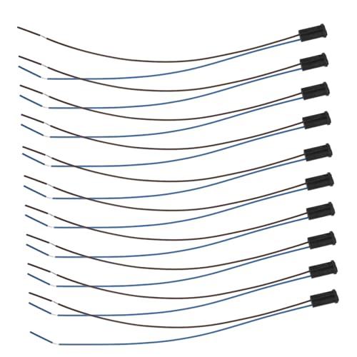 Alipis 10 Stück Teiliges Kunststoff Lampenfassung Widerstandsfähig gegen Ausbleichen Sicherer Niederspannungs steckdosen Sockel Vielseitig Einsetzbar Einfache Installation für Innen von Alipis