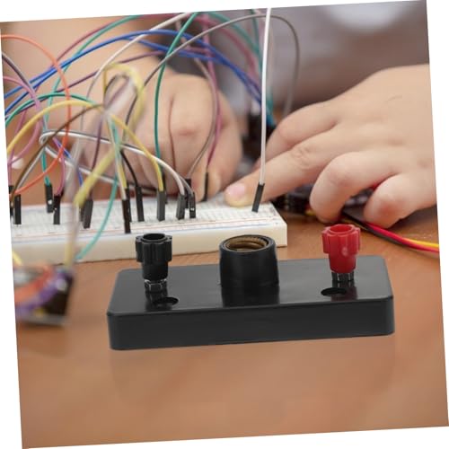 Alipis 10 Stück Teiliges Physik Lampenfassung Schraubfassung aus Kunststoff für Elektrizitätsunterricht Laborleuchten Zubehör von Alipis