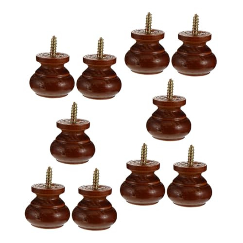 Alipis 10 Stück Teiliges Runde Massivholz Möbelknöpfe Selbstbohrend Ergonomisch Geformt Kratzfest für Schränke und Kleiderschränke Vintage Holzgriffe Alipis 10 Stück Teiliges Runde Massivholz Möbelknöpfe Selbstbohrend Ergonomisch Geformt Kratzfest für Schränke und Kleiderschränke Vintage Holzgriffe von Alipis