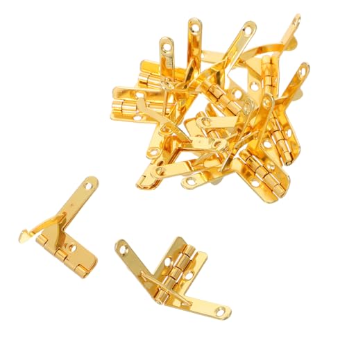 Alipis 10 Stück Teiliges Schmuckkastenscharniere Hochfeste Metallbeschläge für Schmuckboxen und Vintage Truhen Einfache Montage Edles Design in Gold Nickel Beschichtung Alipis 10 Stück Teiliges Schmuckkastenscharniere Hochfeste Metallbeschläge für Schmuckboxen und Vintage Truhen Einfache Montage Edles Design in Gold Nickel Beschichtung von Alipis