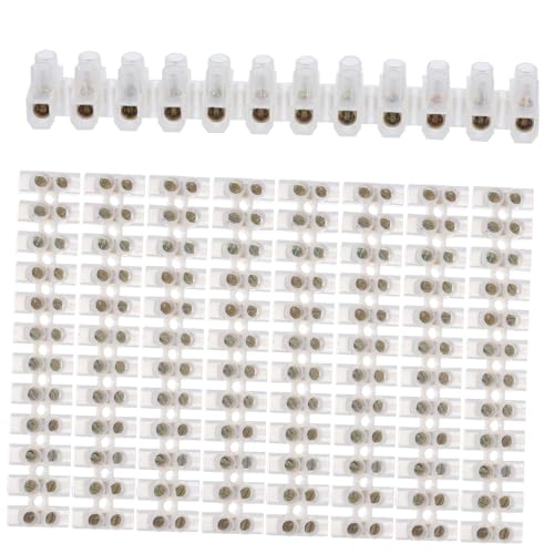 Alipis 10 Stück Teiliges U-förmiges Kabelverbinder mit Messingkontakt Hohe Leitfähigkeit Säurebeständig für Beleuchtung Haushaltsgeräte Industrie und Elektrotechnik von Alipis