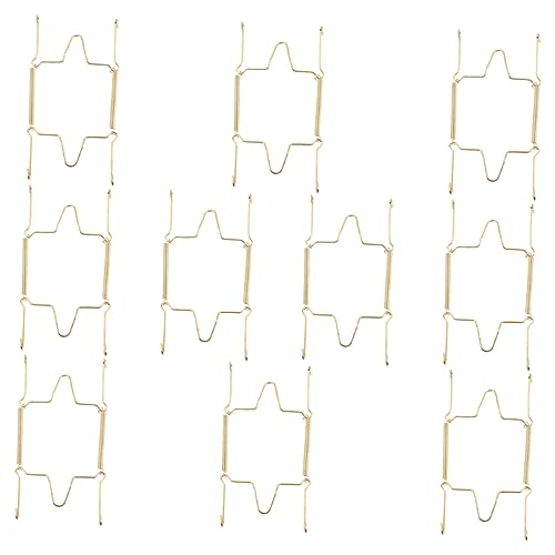 Alipis 10 Stück Wand Teller Aufhänger aus Unsichtbare Tellerhalter für Dekorative Wandgestaltung für Antike Vintage und Keramikteller von Alipis