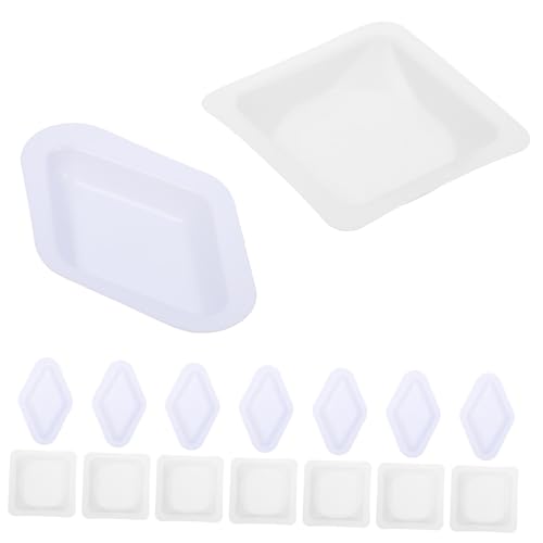 Alipis 100 Stck. Wiegeschale Gewichtsskala Labor Boote Wiegen Teller Maßstab Für Wiegeplatte Tablett Wägeschiffchen Für Pulver Waagschale Wiegepulverschale Wägeplatten Plastik von Alipis