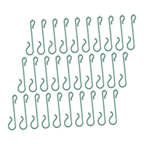 Alipis 100 Stück Kunststoff Aufhängehaken für Weihnachtsdeko Stabile S Haken für Christbaumkugeln Vielseitig Einsetzbar für Ornamente Geschenkbeutel und Weihnachtskränze Design von Alipis