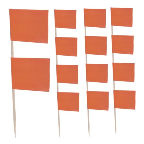 Alipis 100 Stück Mini Fähnchen für Zahnstocher Farbige Kuchen und Snack Dekoration Robuste Flaggen für Partys Obst und Käseplatten für Kreative Präsentationen von Alipis