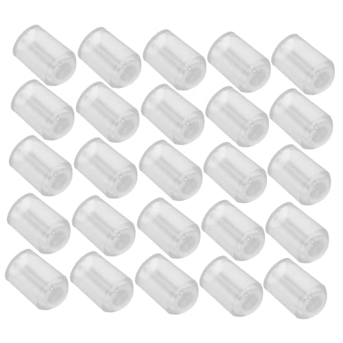 Alipis 100 Stück Teiliges PVC Schutzkappen für Kleiderbügel Endkappen Transparente Haken Endschutzkappen Geräuschreduzierend Sicherheitsverbessernd Einsetzbar für Haushalt und Büro von Alipis