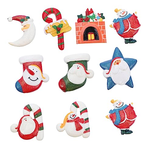 Alipis 10Stücke Weihnachtsfest DIY Harz Charms Ornamente Für Weihnachtsbaumdekoration Weihnachtsaccessoires Kreative Bastelideen Für Festtagsverschönerung Alipis 10Stücke Weihnachtsfest DIY Harz Charms Ornamente Für Weihnachtsbaumdekoration Weihnachtsaccessoires Kreative Bastelideen Für Festtagsverschönerung von Alipis