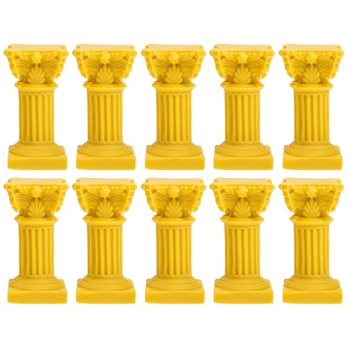 Alipis 10stücke Mini-Roman-säulen Kerzenständer Für Mikrolandschaften Dekorative Tischaccessoires Für Hochzeiten Weihnachten Und Zuhause Stabil Und Langlebig von Alipis