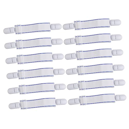 Alipis 12stücke Teiliges Bettlaken-halterungsset Verstellbare Bettlaken-Clips Aus Elastischem Material Für Spannbettlaken Und Bettdecken Stabiler Halt Und Einfach Zu Handhaben von Alipis