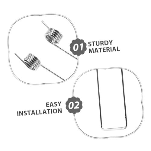 Alipis 12 Stück Mülleimer Springt Abfallbehälter -deckelspannungsfeder Dosendeckelfeder Torsionsfeder Des Eimerdeckels Mülleimer-federmechanismus Deckelstützfeder Silber Rostfreier Stahl Alipis 12 Stück Mülleimer Springt Abfallbehälter -deckelspannungsfeder Dosendeckelfeder Torsionsfeder Des Eimerdeckels Mülleimer-federmechanismus Deckelstützfeder Silber Rostfreier Stahl von Alipis