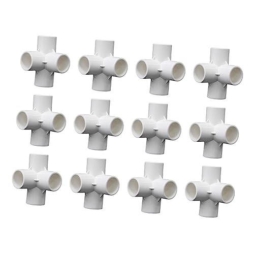 Alipis 12 Stück PVC Fitting für Regalsysteme Gewächshäuser und Bewässerung Installieren Langlebig und Zuverlässig Alipis 12 Stück PVC Fitting für Regalsysteme Gewächshäuser und Bewässerung Installieren Langlebig und Zuverlässig von Alipis