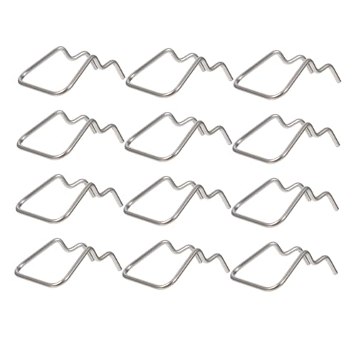 Alipis 12 Stück Teiliges Edelstahl Pegboard Haken Stabiles Werkzeug display Regal Einfach zu Befestigen Geeignet für Lochwand Werkstatt Garage und Küchenorganisation von Alipis