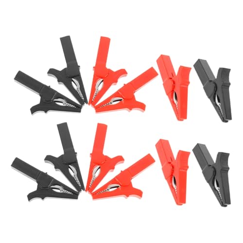 Alipis 12 Stück Teiliges Isolierte Stromkabel-clips aus Reinem Kupfer mit Federmechanismus Heavy Duty Alligator-klemmen für Bananenstecker Stabile Batterieanschlüsse für Auto und Boot von Alipis