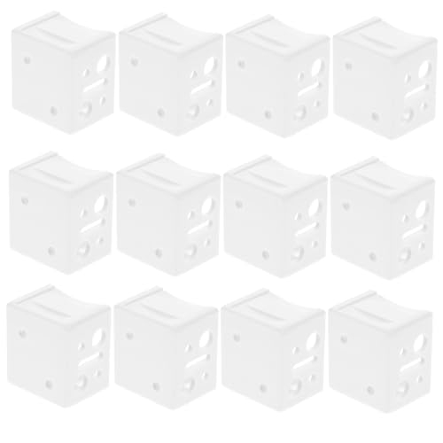 Alipis 12 Stück Teiliges Jalousie Halterungen aus Robustem Pom Material Links und Rechts Montierbar Vielseitige Fensterrollo Befestigung Kompatibel mit Fensterboxen und Jalousienrahmen von Alipis