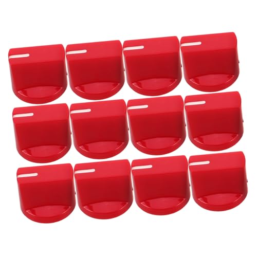 Alipis 12 Stück Teiliges Potentiometer Drehknöpfe aus Robustem Kunststoff mit Rundloch Rote Volume Control Caps Gitarre Bass und Audio Potentiometer Tone Control Alipis 12 Stück Teiliges Potentiometer Drehknöpfe aus Robustem Kunststoff mit Rundloch Rote Volume Control Caps Gitarre Bass und Audio Potentiometer Tone Control von Alipis