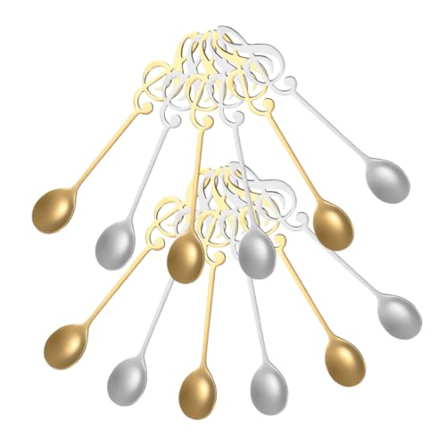 Alipis 12 Stück Teiliges Rührlöffel mit Langem Griff Kreatives Musiknoten Design Vielseitig Einsetzbar für Kaffee Milch Desserts und Getränke Tischdekoration Alipis 12 Stück Teiliges Rührlöffel mit Langem Griff Kreatives Musiknoten Design Vielseitig Einsetzbar für Kaffee Milch Desserts und Getränke Tischdekoration von Alipis