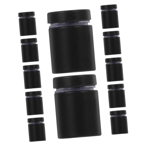 Alipis 12 Stück Teiliges Schwarze Abstandsschrauben Kratzfest Korrosionsbeständig Vielseitig für Werbung Glasbefestigung Badezimmer und Küchenmontage Modernes Design Alipis 12 Stück Teiliges Schwarze Abstandsschrauben Kratzfest Korrosionsbeständig Vielseitig für Werbung Glasbefestigung Badezimmer und Küchenmontage Modernes Design von Alipis