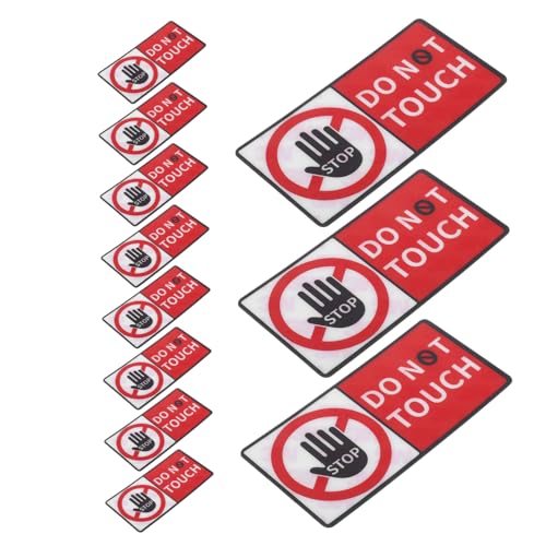 Alipis 12 Stück Teiliges Selbstklebende Bitte Nicht Berühren Warnaufkleber Haftende Sicherheitsetiketten für Fenster Werkzeugkoffer Glas Vielseitig Einsetzbare Warnhinweise für Werkstatt Alipis 12 Stück Teiliges Selbstklebende Bitte Nicht Berühren Warnaufkleber Haftende Sicherheitsetiketten für Fenster Werkzeugkoffer Glas Vielseitig Einsetzbare Warnhinweise für Werkstatt von Alipis