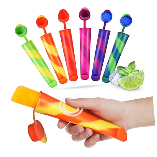 Alipis 12 Stück Teiliges Silikon Eisformen Flexible Bpa Freie Popsicle Formen für Stieleis und Joghurt Wiederverwendbar Lebensmittelecht Praktische Fach Stieleis Form für Zuhause Alipis 12 Stück Teiliges Silikon Eisformen Flexible Bpa Freie Popsicle Formen für Stieleis und Joghurt Wiederverwendbar Lebensmittelecht Praktische Fach Stieleis Form für Zuhause von Alipis
