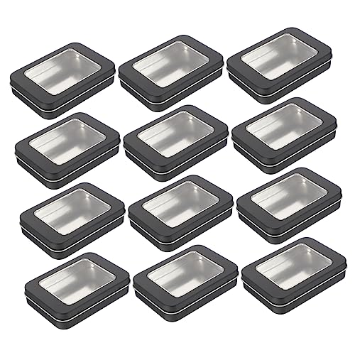 Alipis 12st Geschenkbox Aus Weißblech Behälter Mit Deckel Bonbonglas Aus Weißblech Vorratsdosen Bonbonbehälter Für Schmuck-organizer-fach Behälter Können Pvc Usb Laufwerk Metall von Alipis
