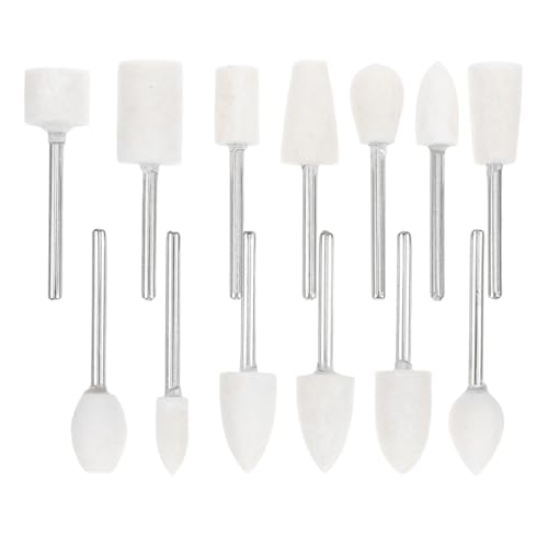 Alipis 13 Stück Teiliges Wollfilz Polierscheiben mit Schaft Vielseitige Polieraufsätze für Schmuck Glas Metall Effektive Kratzerreduzierung und Oberflächenschutz Kompatibel mit von Alipis