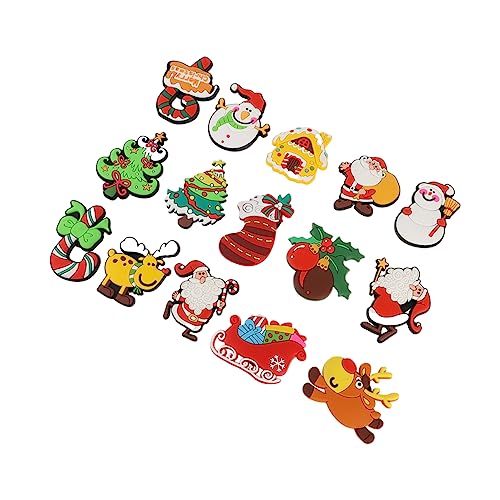 Alipis 15 Stück Teiliges Weihnachts Kühlschrankmagnet Set Niedlichen Cartoon Motiven Starke Haftkraft Glatte Oberfläche ohne Kratzer Festliche DIY Dekoration für Zuhause Alipis 15 Stück Teiliges Weihnachts Kühlschrankmagnet Set Niedlichen Cartoon Motiven Starke Haftkraft Glatte Oberfläche ohne Kratzer Festliche DIY Dekoration für Zuhause von Alipis