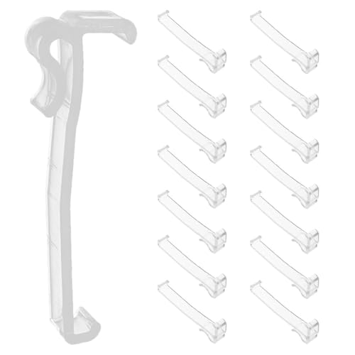 Alipis 15 Stück Volant-Clips: Jalousie-Clips – versteckter Volant-Halter aus transparentem Kunststoff – versteckter Halter für horizontales Jalousie-Zubehör Alipis 15 Stück Volant-Clips: Jalousie-Clips – versteckter Volant-Halter aus transparentem Kunststoff – versteckter Halter für horizontales Jalousie-Zubehör von Alipis