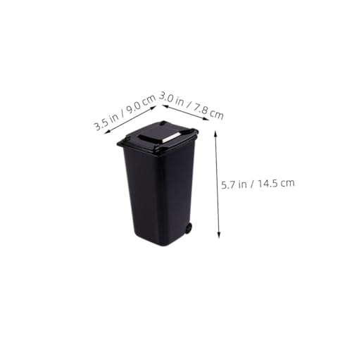 Alipis 16 Stück Teiliges Mini Desktop Trash Can mit Deckel Kunststoff Abfalleimer für Schreibtisch Büro Schlafzimmer Kompakt Geruchsdicht Leicht zu Reinigen Vielseitig Verwendbar von Alipis