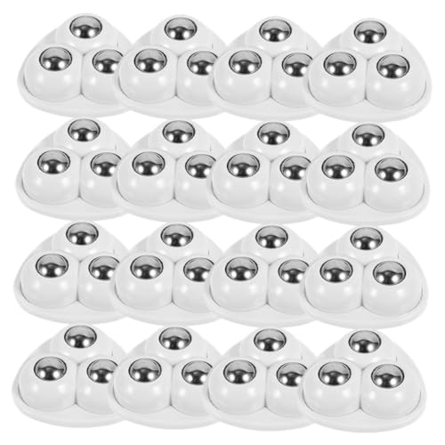 Alipis 16 Stück Teiliges Selbstklebende Möbelrollen Drehbare Geräuscharme aus Edelstahl Kleine Belastbare Möbelgleiter für Einfache Möbelverlagerung und Ruhiges Handling von Alipis