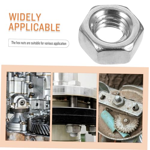 Alipis 180 Stück Teiliges Sechskantmutter Edelstahl Präzise Gefertigte Befestigungsmutter für Maschinen Lampenteile und Vielseitige Anwendungen mit Hoher Festigkeit von Alipis