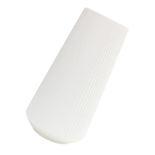 Alipis Weißer Blumentopf Aus Kunststoff Im Nordischen Stil Dekorative Blumenvase Moderne Weiße Vase Für Frische Blumen Und Blumenarrangements Geeignet Für Zuhause Und Büro von Alipis